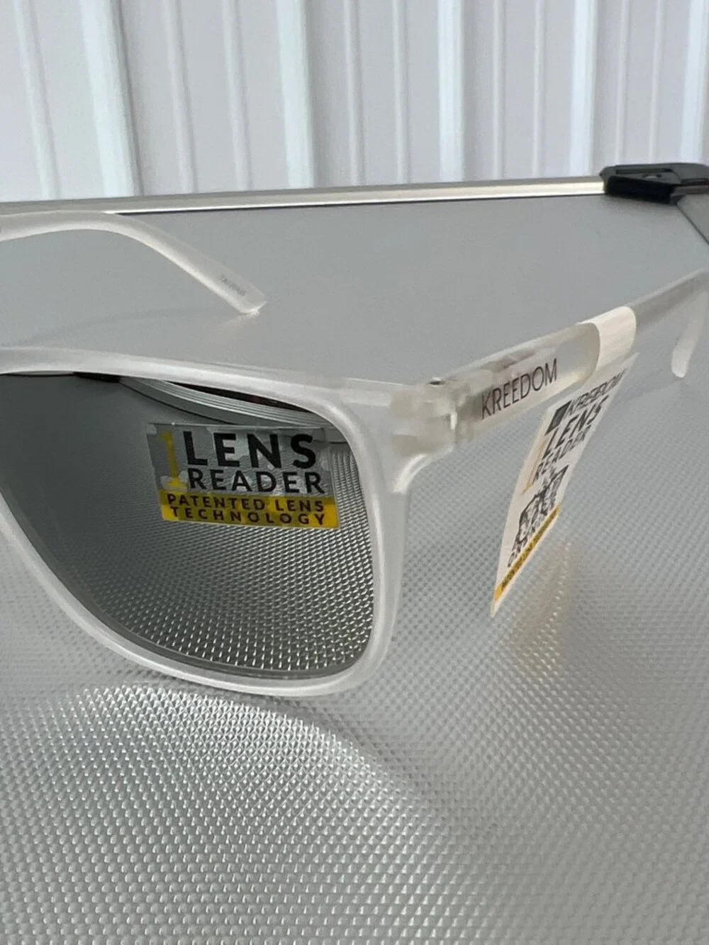 Kreedom Zion 1 Lens Reader Eyeglasses Patented Lens Technology Clear Frame NEW